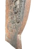 Cast iron fireplace plate