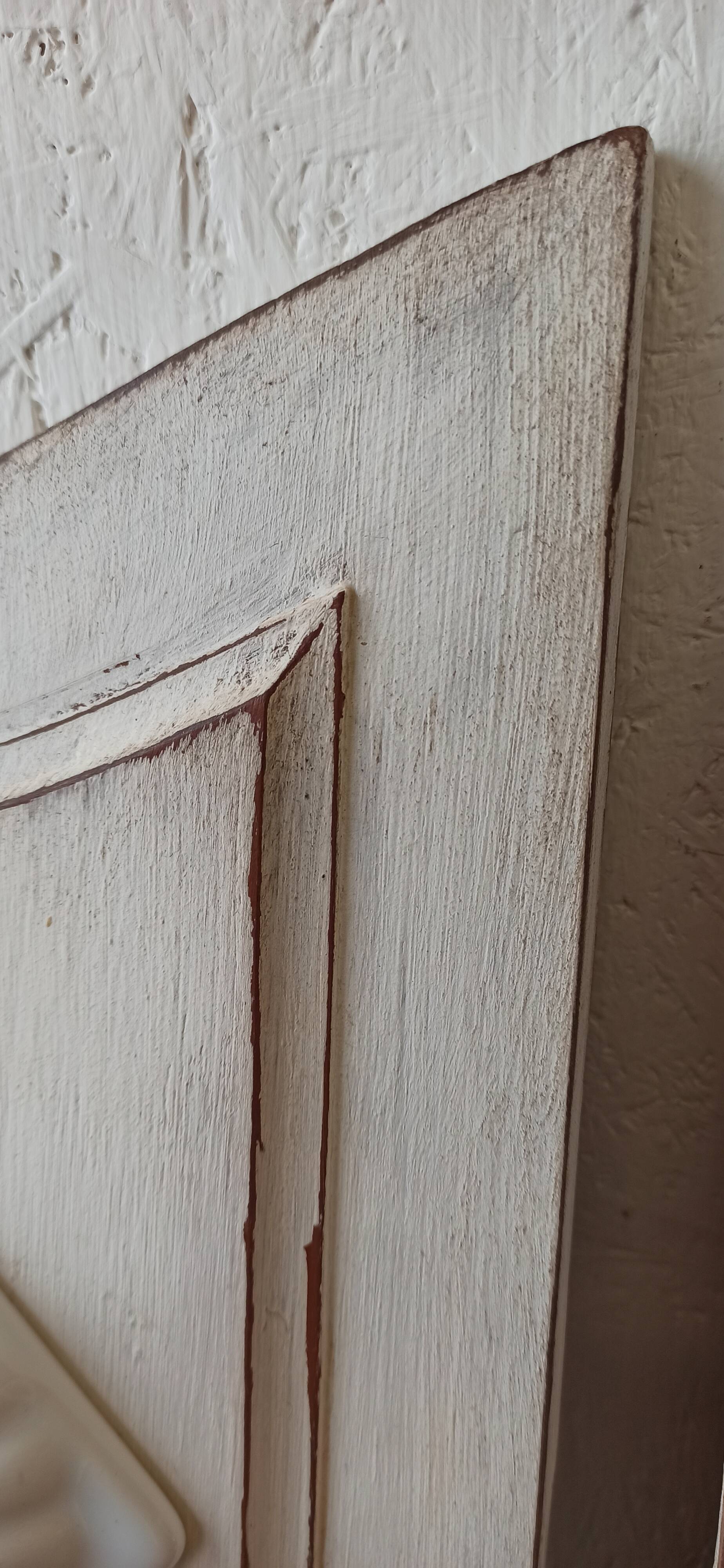 Shabby chic triptych hanger.