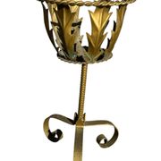 Wrought iron flower holder from the 50s