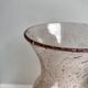 Bubbled glass vase from biot rose 60s-70s