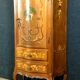 Piece of pageantry Louis XV curved in marquetry
