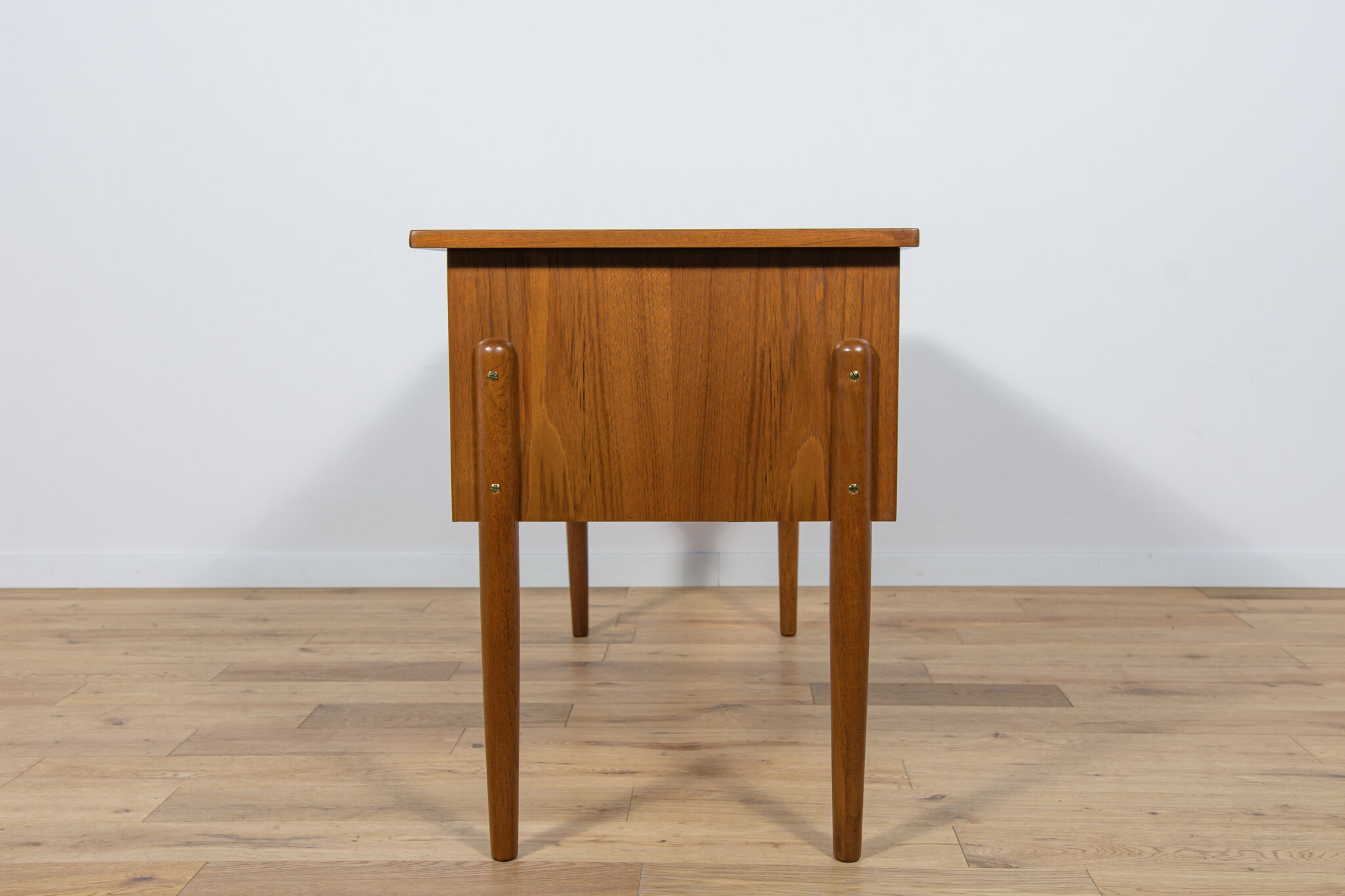 Mid-Century Danish Freestanding Teak Desk, 1960s