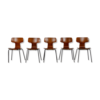 Hammer chairs by Arne Jacobsen for Fritz Hansen, 1960s