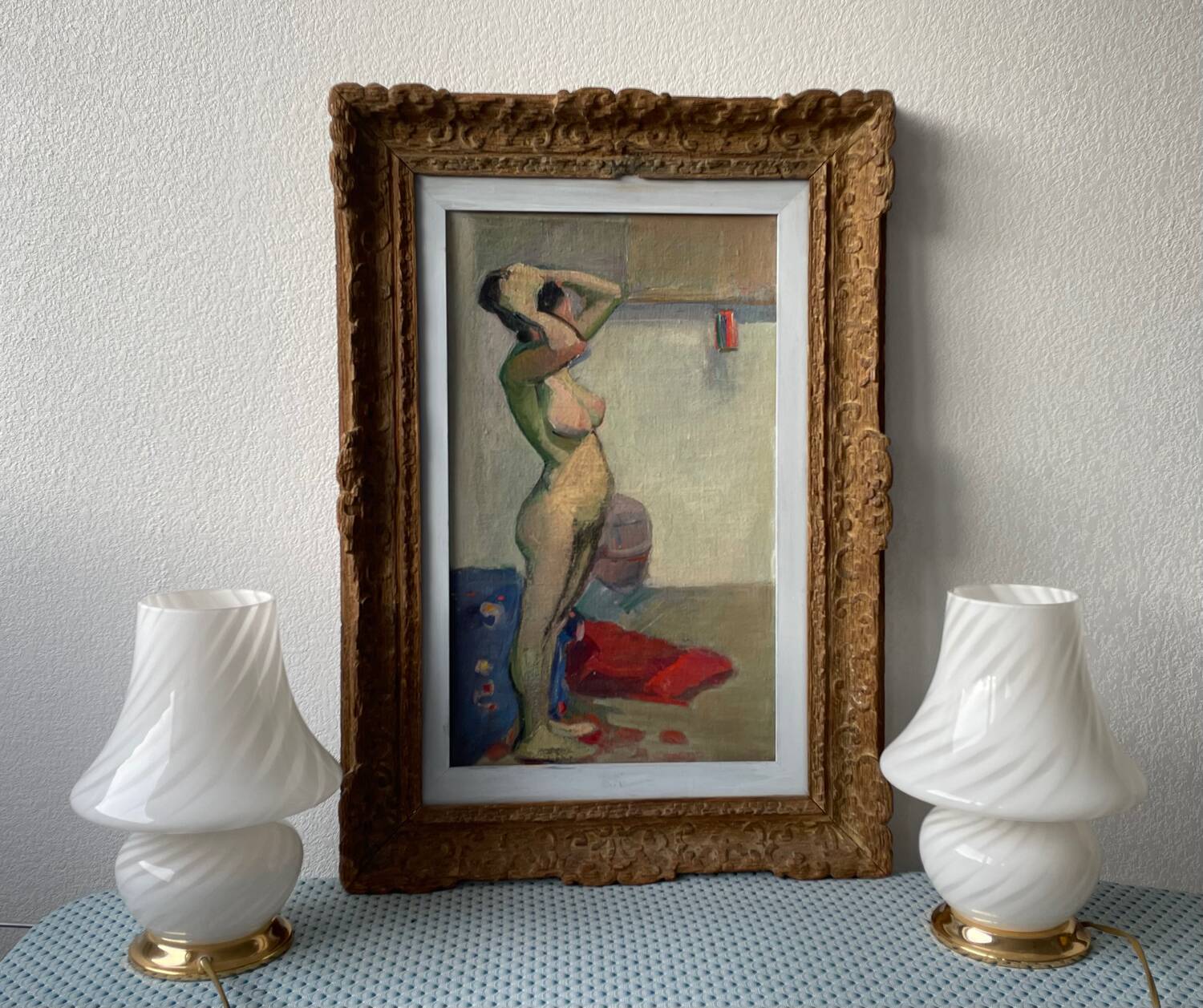 Paire de lampes champignon Murano