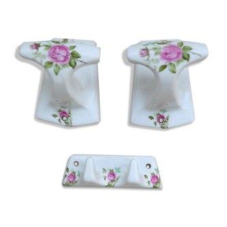 Coat racks and tea towel racks vintage limoges porcelain