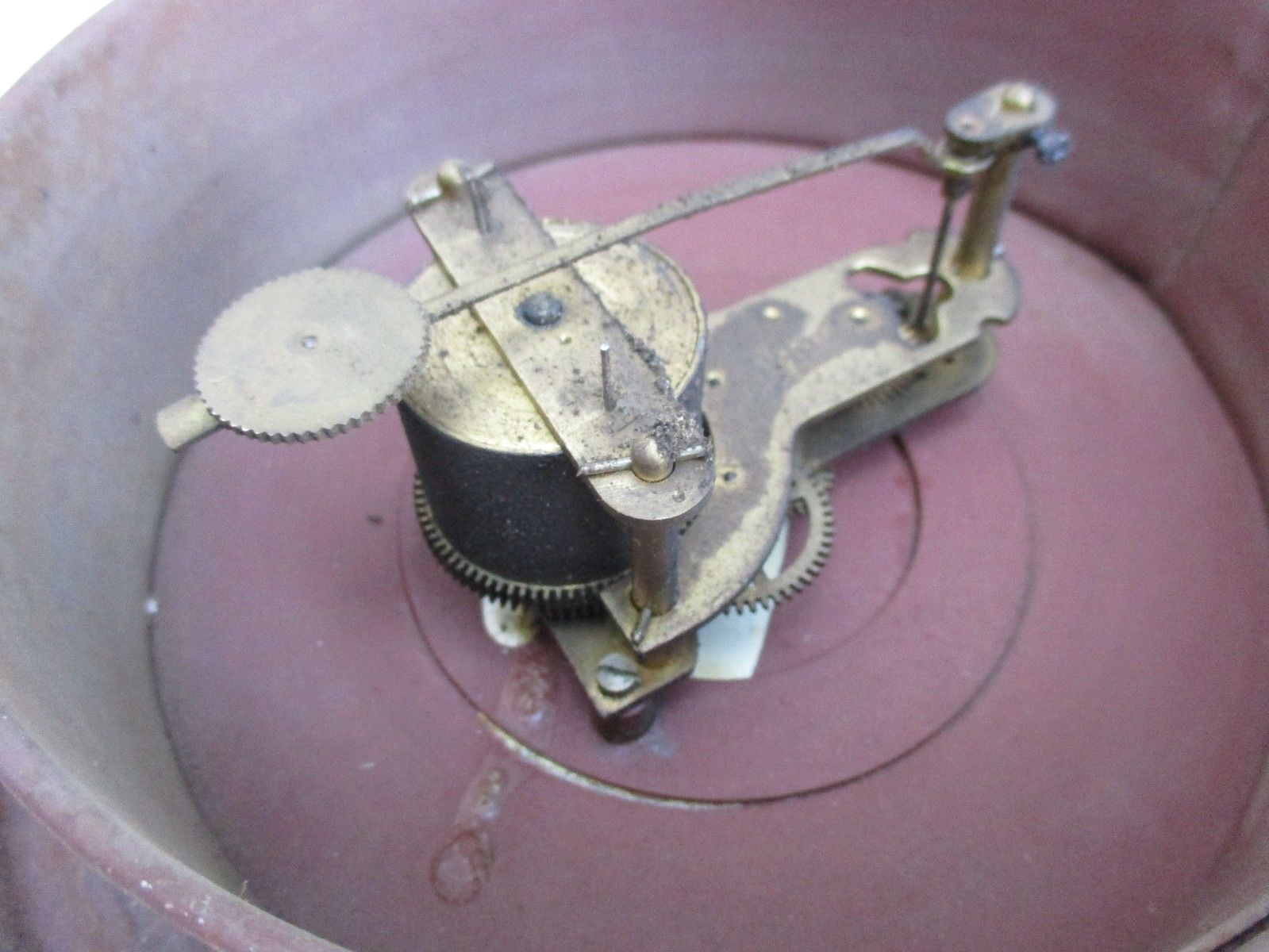 Old wall pendulum plate late 19th century