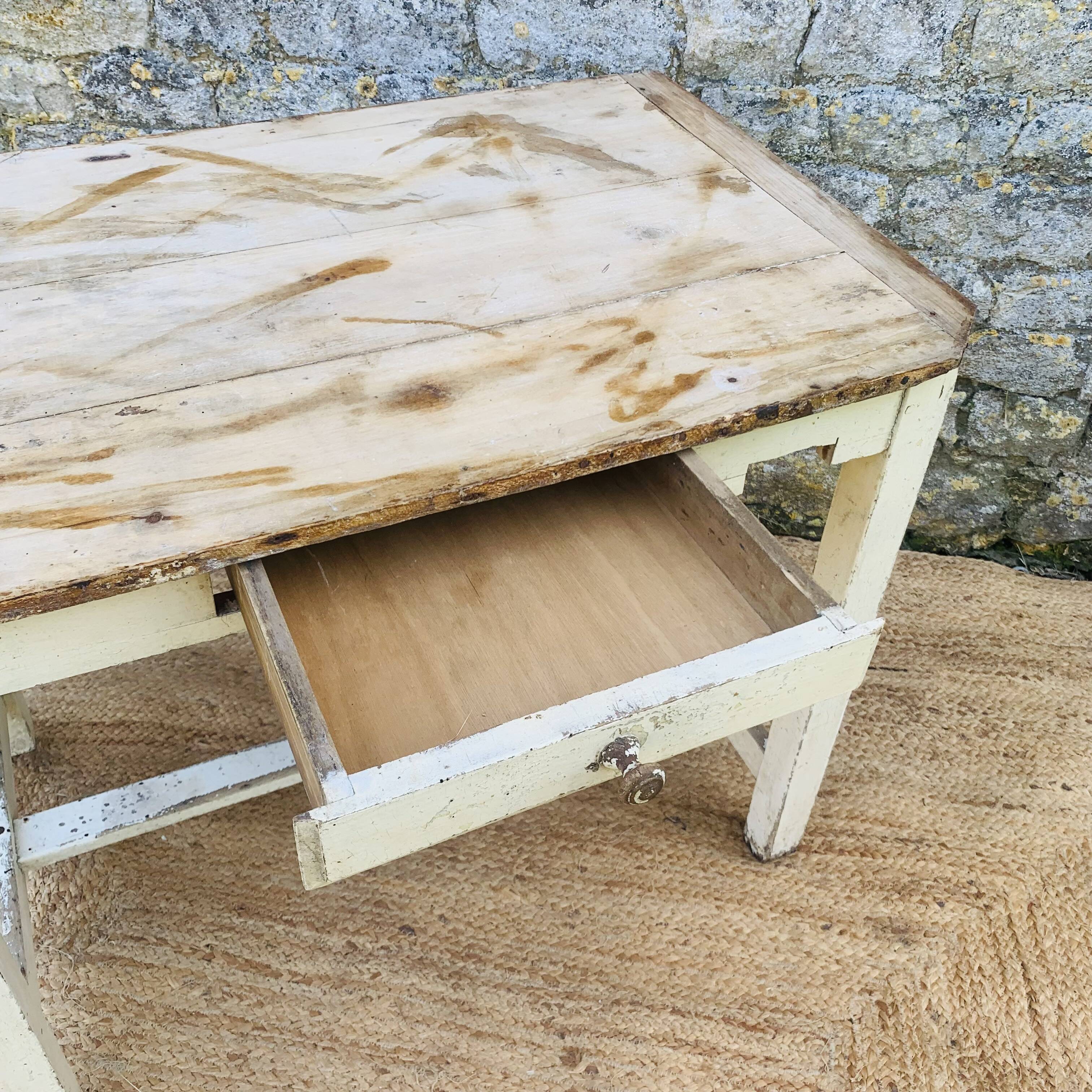 Old farmhouse table