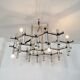 Atomic chandelier by Robert Haussmann for Swiss Lamps International