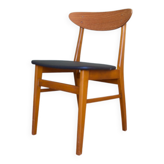 Teak & Beech Dining Chair model 210 By Farstrup