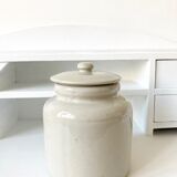 Sandstone pot with lid
