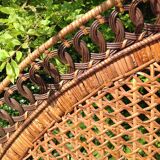 Headboard rattan 2 people