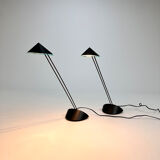 Lampes Priola par le designer Ad van Berlo pour Indoor Amsterdam, années 1980