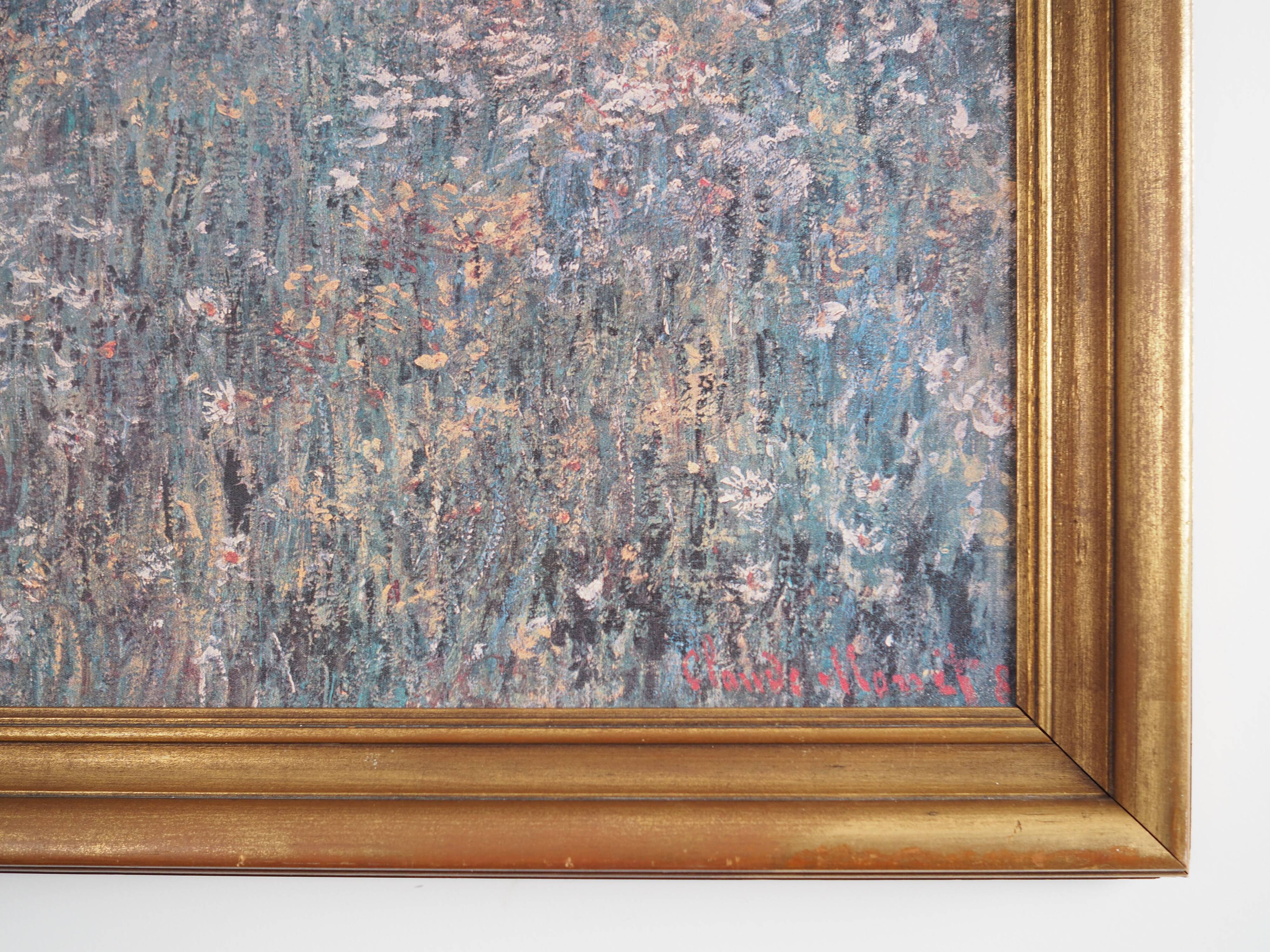 Painting “The Blue Meadow” reproduction