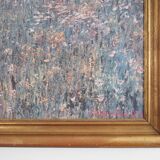 Tableau « La prairie bleue » reproduction