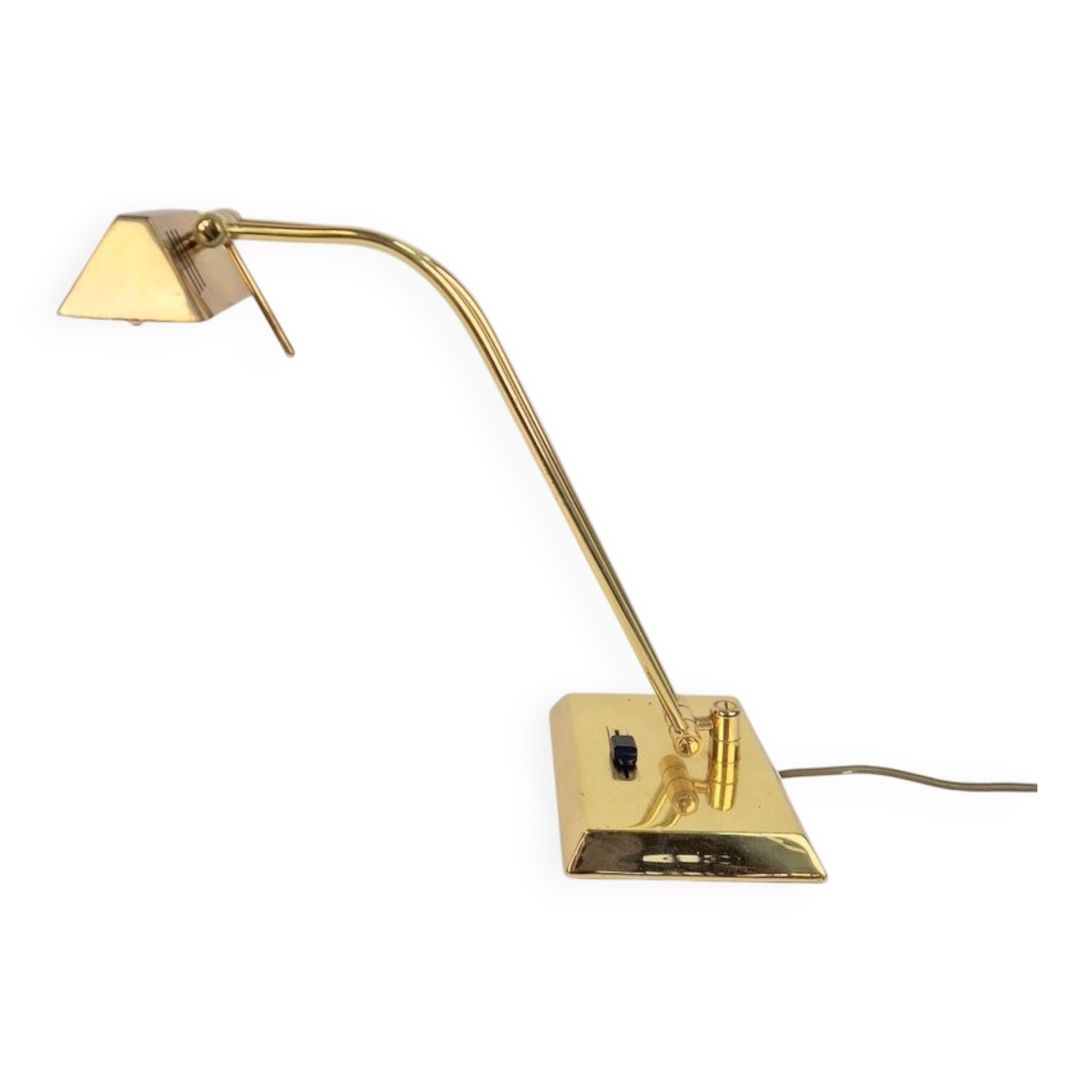 Vintage Adjustable Brass Table Lamp by Egon Hillebrand for Hillebrand Leuchten, Germany, 1970s