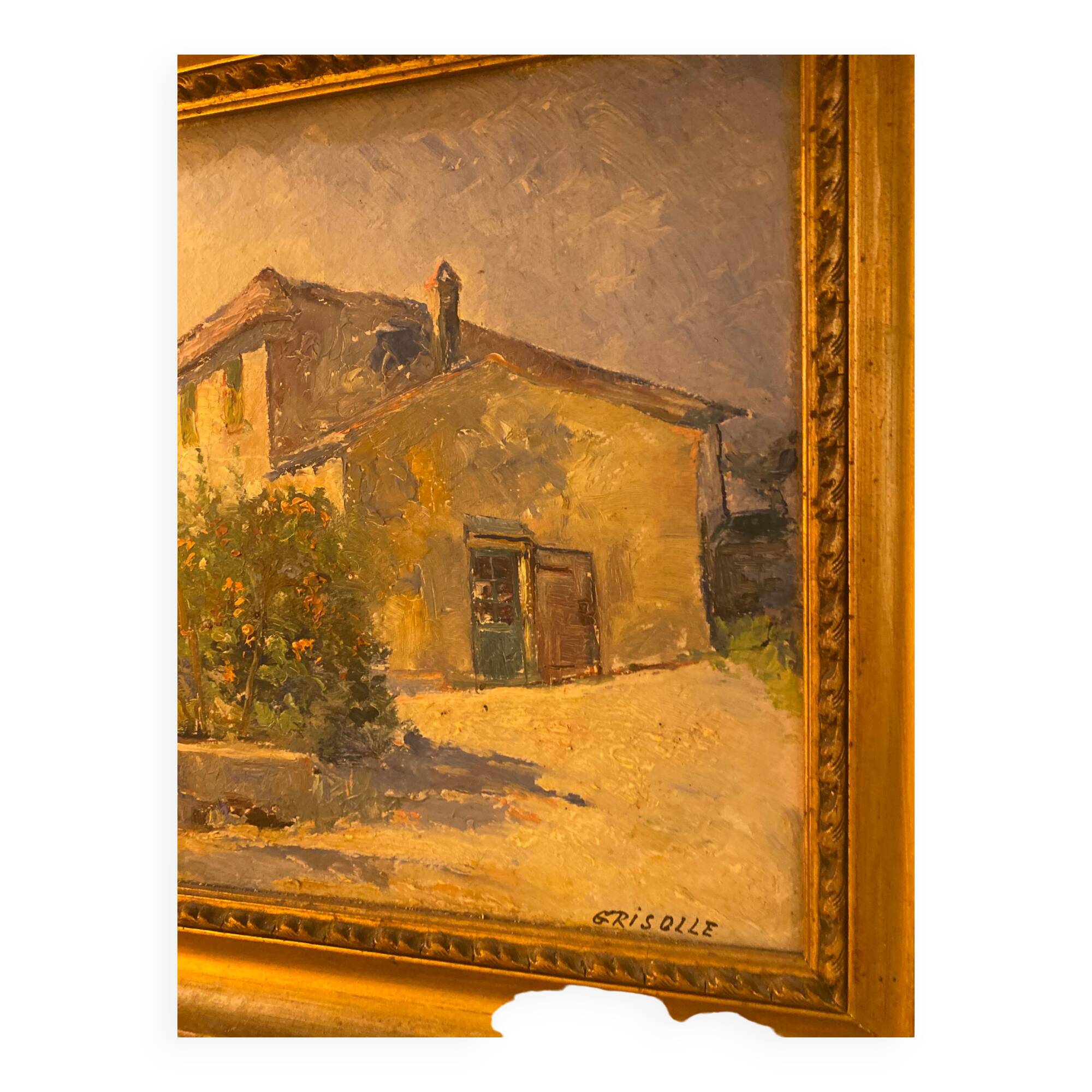 Tableau de ferme peintre provencal