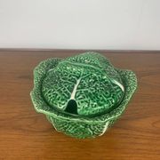 Soupière chou vert en céramique, 1970/80