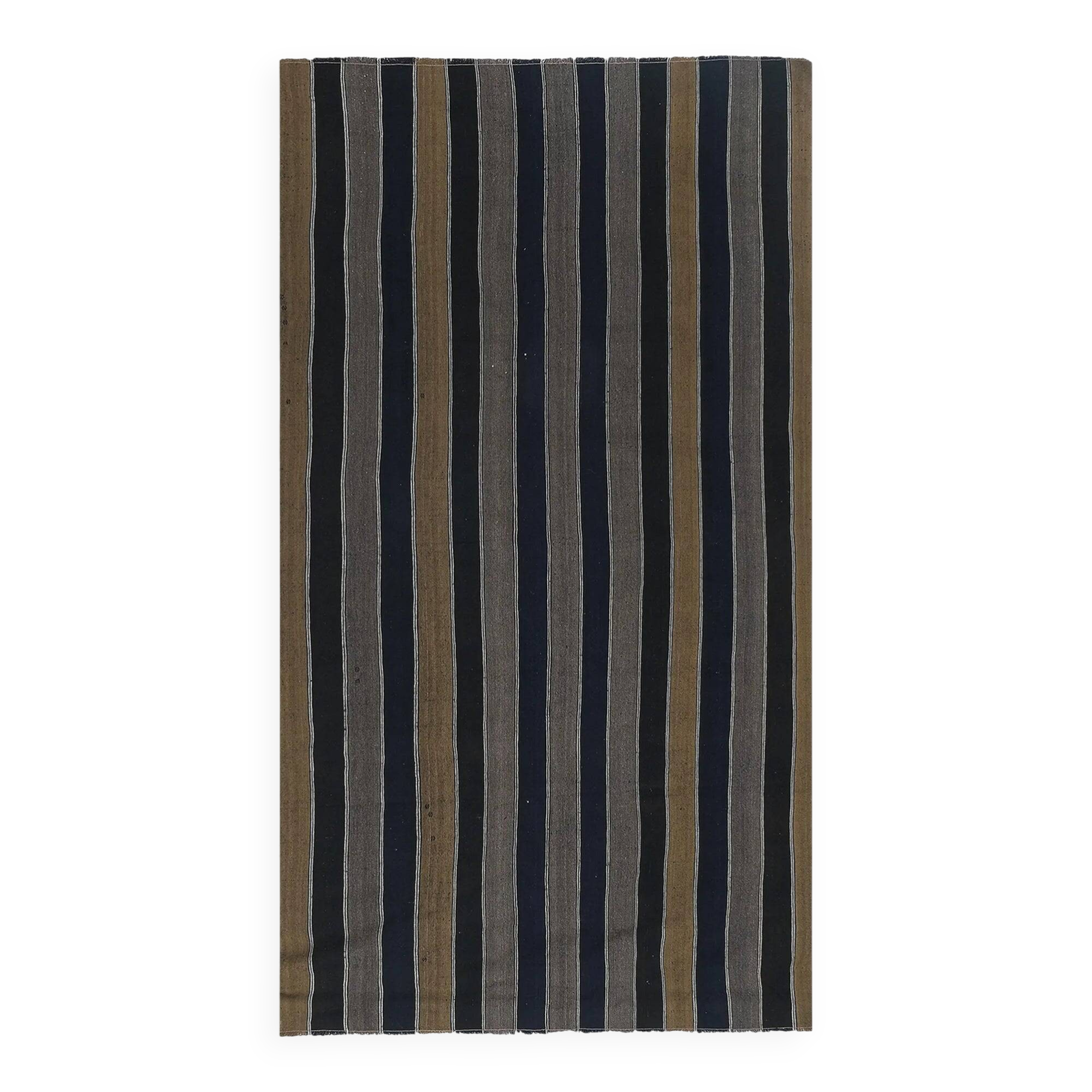 Vintage Turkish kilim, handwoven, 188x343 cm.