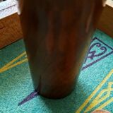 Vintage wooden checkers and backgammon set