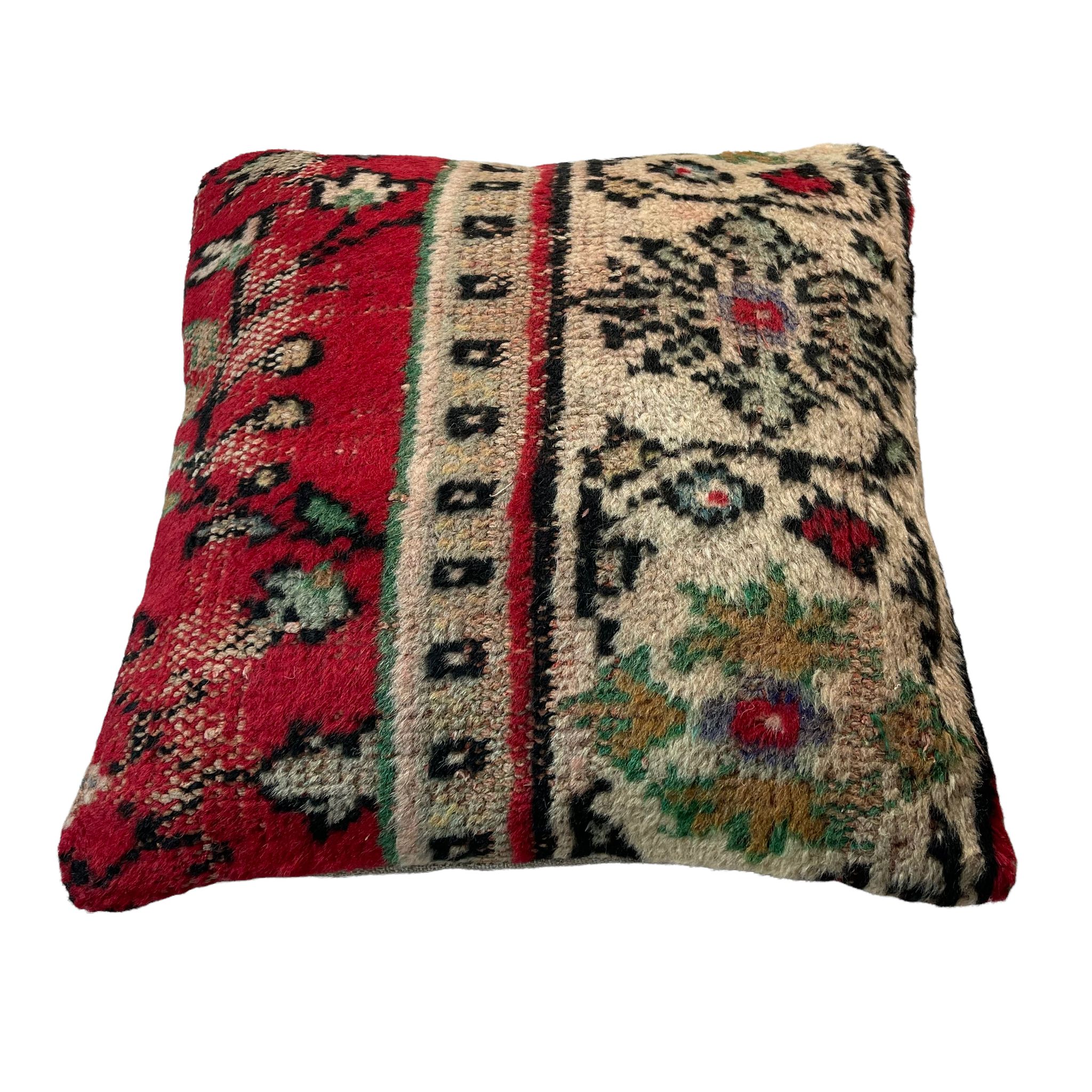 VINTAGE TURKISH CUSHION COVER , 45 X 45 CM
