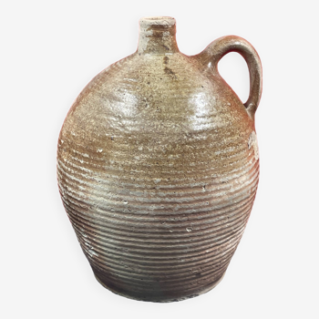 Glazed earthenware stoneware jug