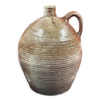 Glazed earthenware stoneware jug