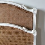 Lit ancien style Louis  XVI double canage 2 personnes