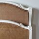 Louis XVI style antique bed double canage 2 people