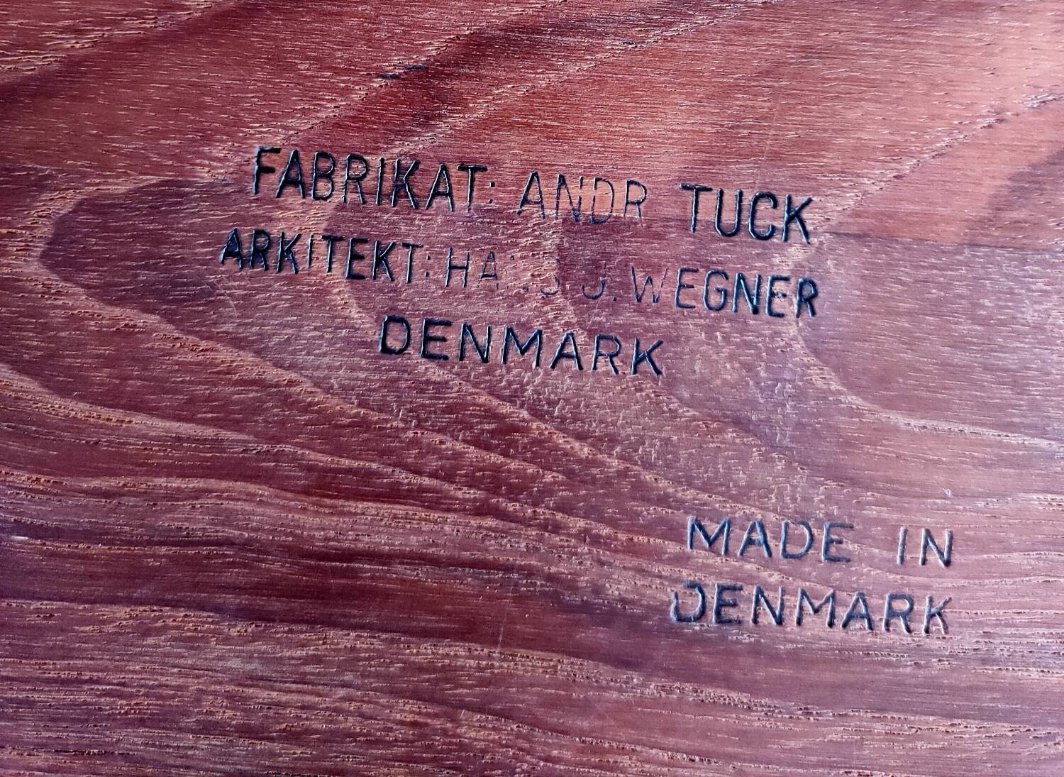 Hans Wegner coffee table (oak and cane)