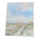Oil painting on canvas signed seascape