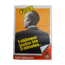 Affiche de campagne politique 97 x 87.5 cm