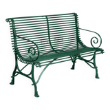 Handcrafted wrought iron bench – Arras style, 2 seats