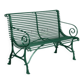 Banc en fer forgé artisanal – Style Arras, 2 places
