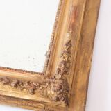 Ancien miroir en bois doré 19ème