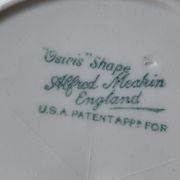 Alfred Meakin Plate , Osiris shape , Alfred Meakin