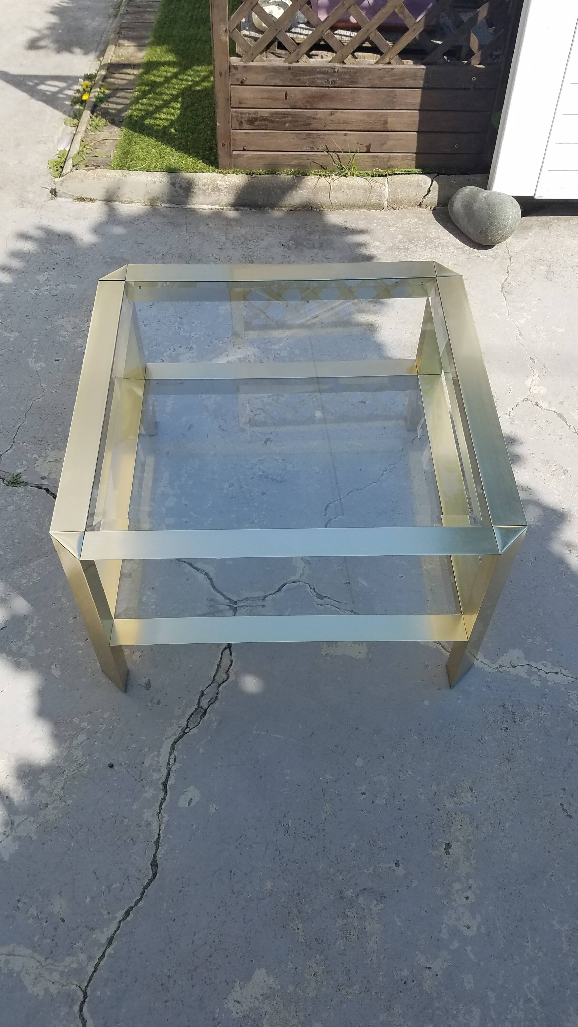 Square coffee table