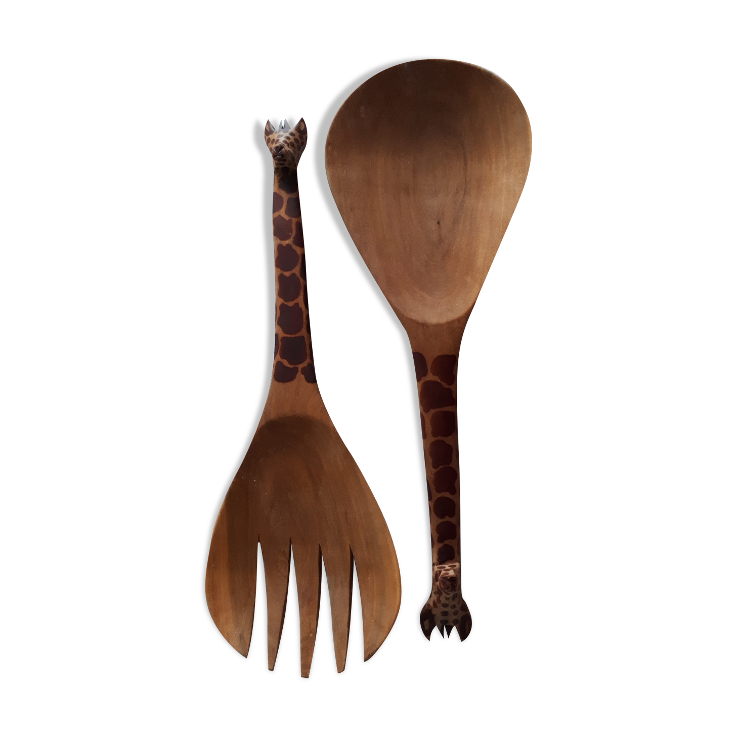 Giraffe salad cutlery