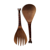 Couverts à salade girafe
