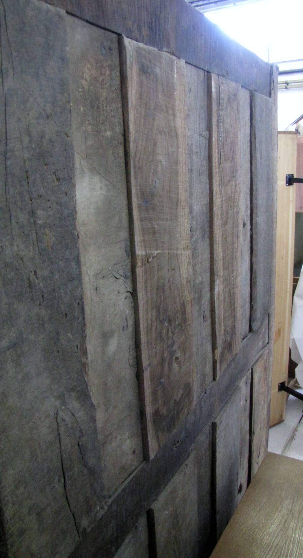 Antique baroque cabinet in solid oak