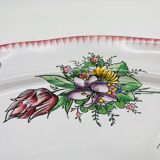 Oval serving dish, Faïencerie D'Angoulême- le Renoleau