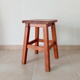 Vintage solid wood stool