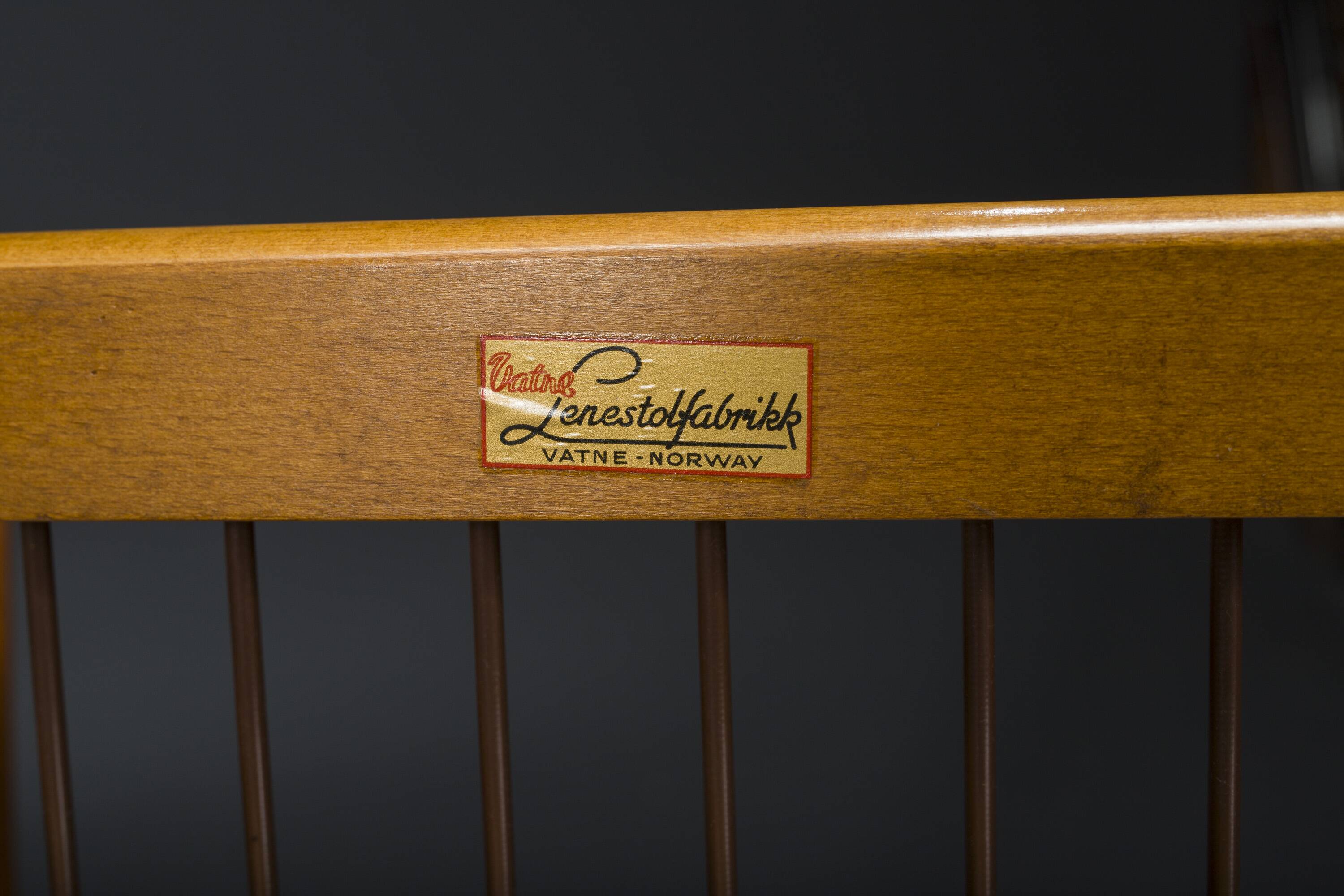 Model 563 Chairs by Fredrik Kayser for Vatne Lenestolfabrikk, Norway, 1960s, Set of 2