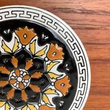 Set of 13 vintage ceramic coasters handmade by Lito Niarchos.