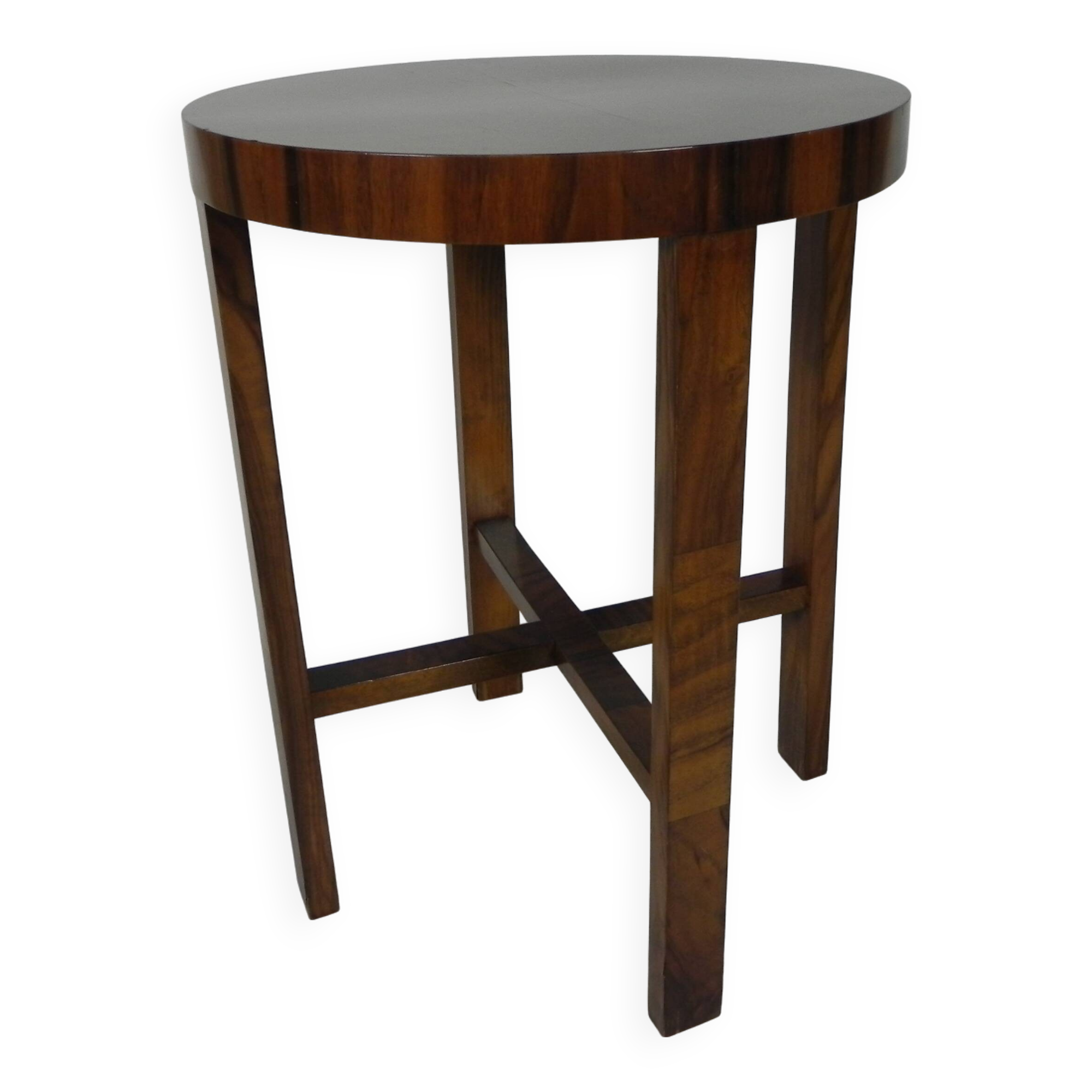 Art Deco walnut side table, 1930s