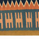 Tapis, fait à la main oriental plat tissé- 204x296cm