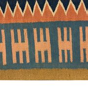 Vintage persian qashqai kilim area rug, hand made oriental flat woven rug- 204x296cm