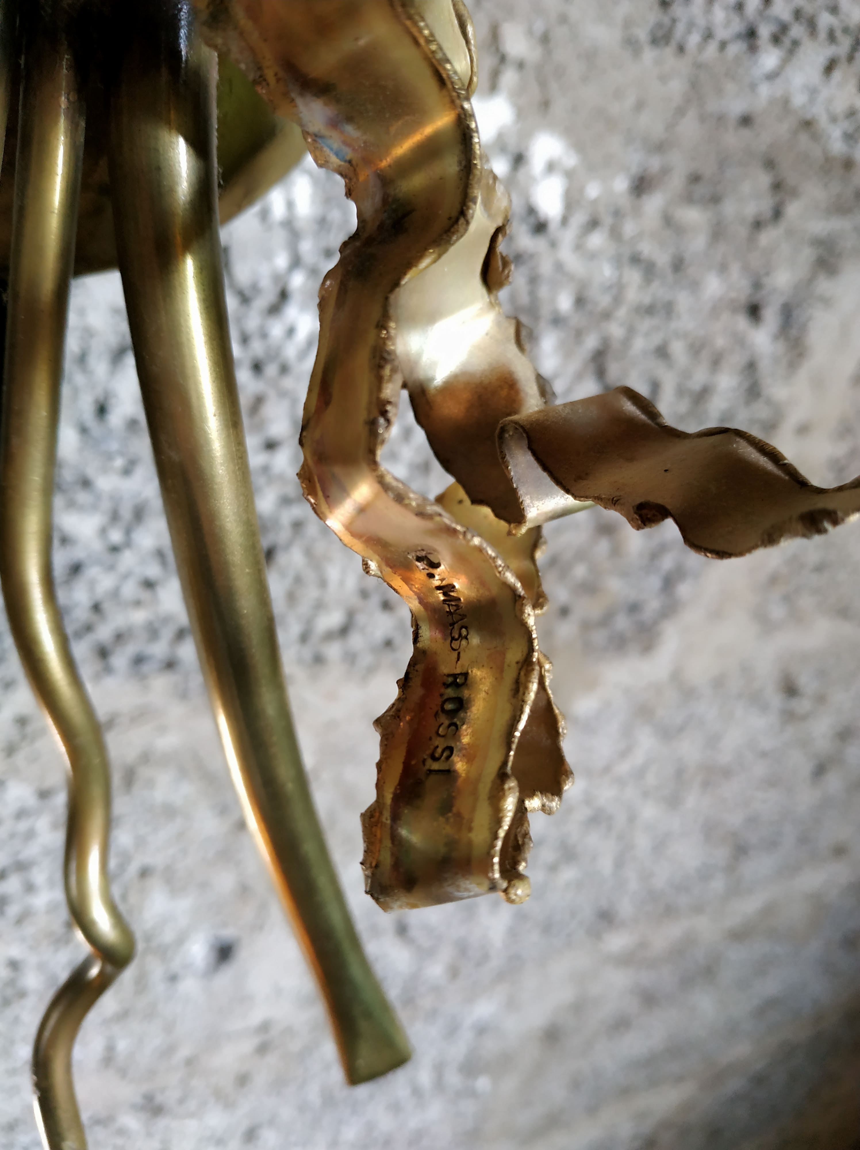 Brass sconce from Maas-Rossi 1970