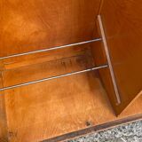 Small Art Deco cabinet 1930 in elm burl