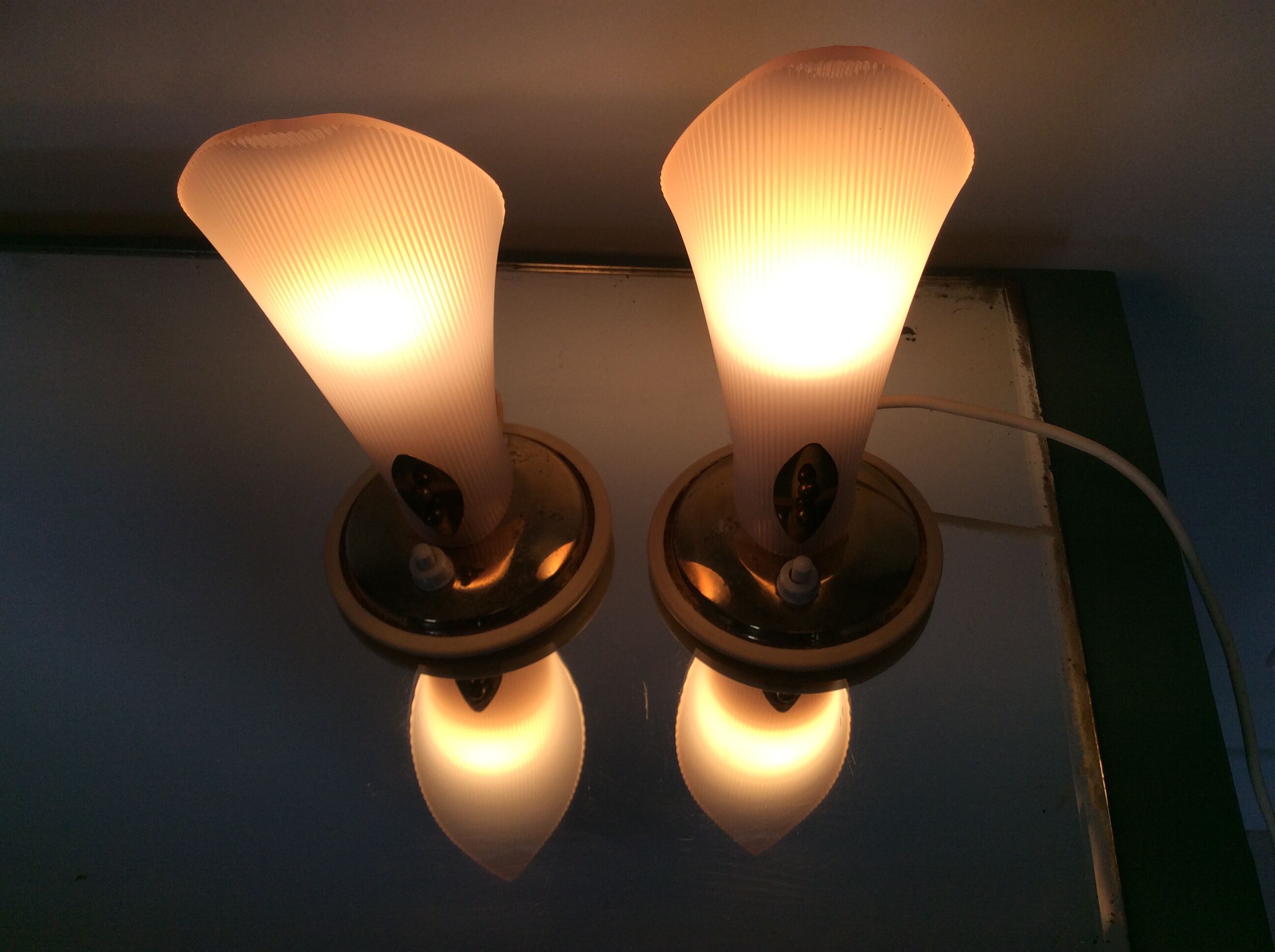 Pair of vintage lamps