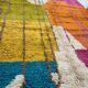 Multicoloured handmade wool Berber rug – 162 × 257 cm